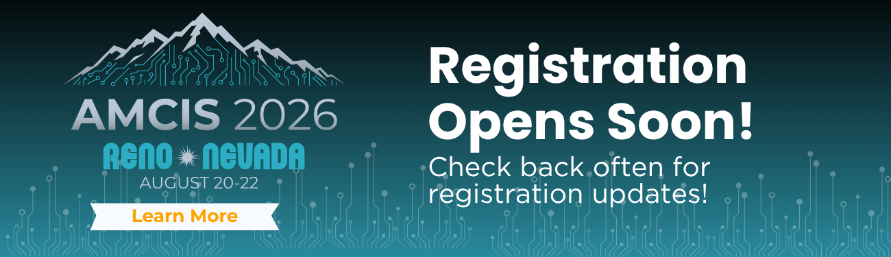 AMCIS 2026 Registration Opens Soon